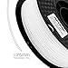 3D Printer Filament, Meterk 1.75mm PLA Filament Refills 1kg/Roll 2.2LBS 1kg Spool for MakerBot ANET RepRap 3D Printer (White)