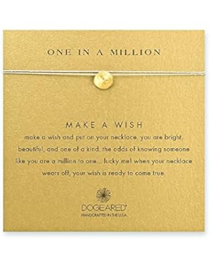 One in a Million Sand Dollar Necklace - Gold Dipped