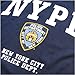 NYPD T-SHIRT, Officially Licensed Crewneck New York Police Department Long-Sleeve Athletic Tee, Navy S