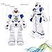 Remote Control Robots For Kids - AOSENMA RC Robots With LED Lights,Infrared Control Toys Robot,Singing,Dancing,Speaking,Two Walking Models,Senses Gesture,Gesture Sensing Robots, Blue