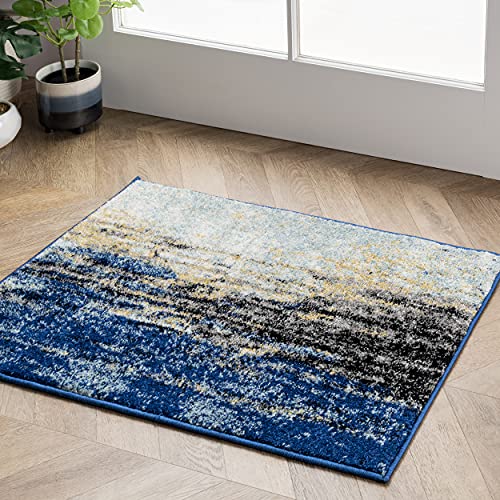 nuLOOM Waterfall Vintage Abstract Area Rug, 3' x 5', Blue Pricepulse