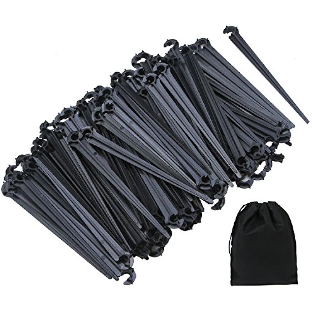 200 Garden Twine & Twist Ties Pack Irrigation Drip Support Stakes 1/4