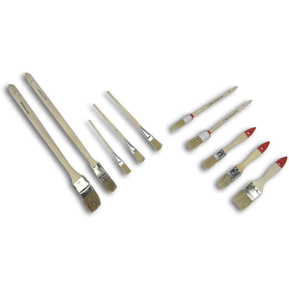NP 10TLG. PINSELSET 10-Piece Set. Painter/Varnishing Radiator, Enamel Brush