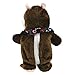BXT Cute Christmas Plush Mimicry Mouse Pet Doll Chatimal Walking & Talking Hamster Record Speak Voice Copy Electronic Hamster Animal Toy Best Gift - Brown