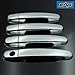 E-Autogrilles Triple Chrome Plated ABS 4 Door Handle Cover without Passenger Keyhole for 02-06 Toyota Camry / 03-13 Toyota Corolla / 01-07 Toyota Highlander / 03-13 Toyota Matrix / 01-11 Toyota RAV4 / 04-08 Toyota Camry Solara / 07-12 Toyota Yaris / 04-09 Toyota Prius / 05-08 Scion xA / 08-10 Scion xB / 08-10 Scion xD / 05-10 Scion tC (64-0507)