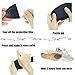 DR.DUDU 10 Pairs Self-Adhesive Anti-slip Shoe Grips Shoes Sole Protector Tape Black, 2.9''x1.9''