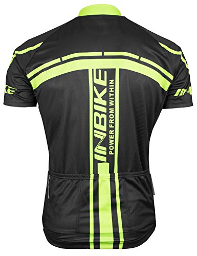 image for INBIKE Cycling Jersey Men Set Bib Short Sleeve Bike Shirt Gel Padded B