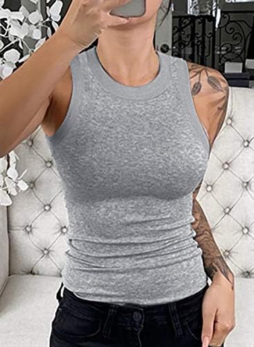 Shed Protector Women's Slim Knit Sleeveless Racerback Casual Basic Ribbed Tank Tops Vest 4 Shed Protector Women's Slim Knit Sleeveless Racerback Casual Basic Ribbed Tank Tops Vest
