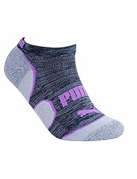 Calcetines Puma No Show para mujer, ventilación de malla con control de humedad (8 pares)
