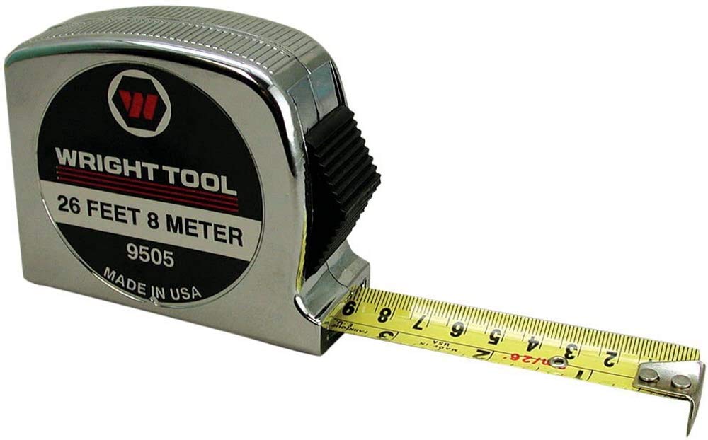 Steel Measuring Tape (US Tape #57243) 1" x 26', 8