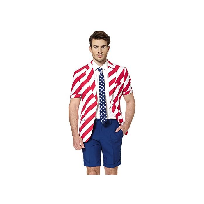 4th of july mens suit