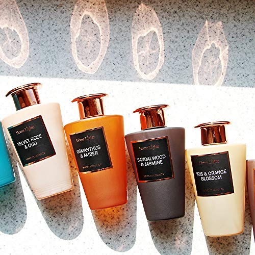 Home Lights Reed Diffuser Gift Set, Natural Scented Long Lasting Osmanthus Amber Fragrance Oil for Home Office Gift Idea, Aromatherapy Air Freshener and Stress Relief, 200ml/6.76 fl.oz - Thumbnail 3