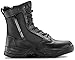 Maelstrom Womens Black Waterproof Military Tactical Work Boots with Side Zippers, Size 7.5