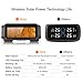 JINCH Wireless TPMS Tire Pressure Monitoring System Solar Powered Monitor 4 External Sensors Pressure Temperature LCD Display Real-time Alarm Function Car Pickup Truck 4 Wheeled Vehicles