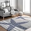 nuLOOM-Thomas-Paul-Starfish-Area-Rug-4-Feet-x-6-Feet-Grey nuLOOM Thomas Paul Starfish Area Rug, 4 Feet x 6 Feet, Grey
