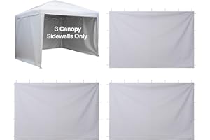 VEVOR Canopy Sidewalls, Fit for 10 x 10 ft Pop Up Canopy Tent, Tent Side Walls with Waterproof and Sunlight Protection Layer 