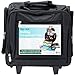 Darice Rolling Craft Tote Classic Black, 17x17 inches