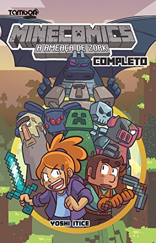 Livro Minecomics. A Ameaça de Zork Coleção Completa