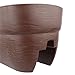 Emsco Group Bloomers Railing Planter with Drainage Holes – 24