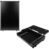 Gator Cases ONYX Series Flight Case with Upper Deck Platform for Rane Four and Performer DJ Controllers, Black Hardware, (G-ONYXUD-RN4PERF)