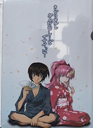 Amazon キラ ラクス ガンダム ｇｕｎｄａｍ Sｅｅｄ ｄｅｓｔｉｎｙ クリアファイルａ４ ファイル バインダー 文房具 オフィス用品