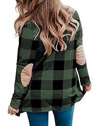 Cardigans de manga larga para mujer, diseño de búfalo