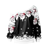 Sunhusing Merry Christmas Fashion Ladies Sexy Skew