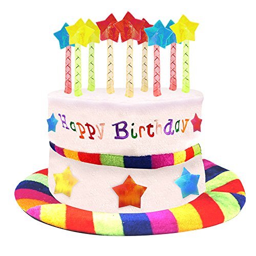 Novelty Happy Birthday Hat Fancy Dress Accessory