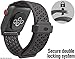 Designed for Apple Watch Series SE, Series 6, Series 5/4 Impact Case 44mm 42mm, Double Locking Edition, Sport Band Rugged Protective Case, Drop Proof Designed for Apple Watch Case, Slate Gray