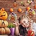 Gejoy 10 Set Thanksgiving Turkey Craft Kits with Colorful Feathers and Adhesive Dots Thanksgiving Turkey Craft Paper for Thanksgiving Party Decoration DIY Craft Activities