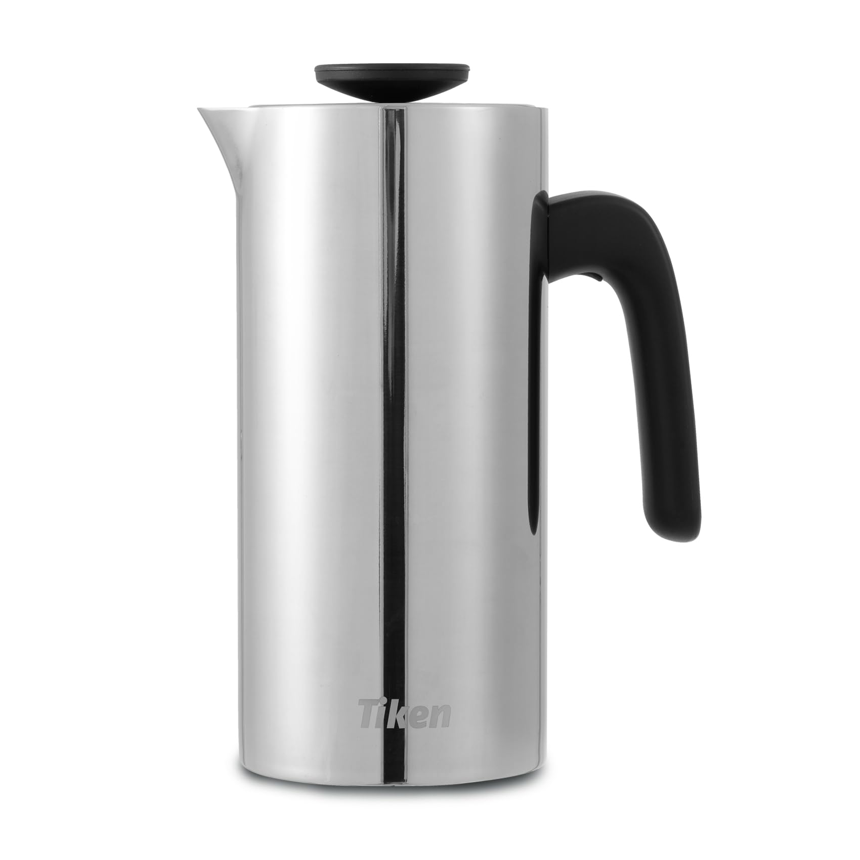 Tiken 1L French Press Coffee Maker Stainless Steel Double walled Vacuum Insulated Coffee Press Dishwasher Safe