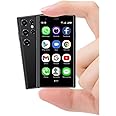 roiesvry Mini Smartphone, S23 Pro Small 3G Mobile Phone 3.0'' Touch Screen 2GB RAM 16GB ROM Android 8.1 Dual SIM 1000mAh Super Mini Cellphone (Black)