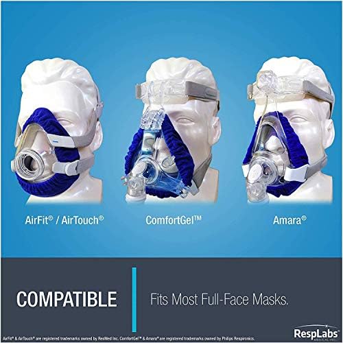 Download Resplabs Full Face Cpap Mask Liners Reusable Universal Soft Fleece Cover 4 Pack Amazon Co Uk Beauty PSD Mockup Templates
