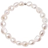 Joseph Brothers White Cultured Freshwater Pearls Bracelet for Women, 7 Inches