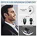Wireless Bluetooth Earbud, CHSMONB Single Bluetooth Earphone 5 Hours Playtime Mini Invisible Bluetooth Headphone with Microphone Compatible for Cell Phone (Black)