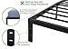 45MinST 14 Inch Reinforced Platform Bed Frame/3500lbs Heavy Duty/Easy Assembly Mattress Foundation/Steel Slat/Noise Free/No Box Spring Needed, Cal King