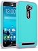 ZenFone 2E Case, LK [Drop Protection] [Shock-Absorption] Hybrid Dual Layer Armor Defender Protective Case Cover for ASUS ZenFone 2E (Teal)