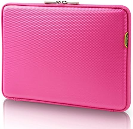 Premium 3D Cube Design New MacBook Air 13 inch Laptop Sleeve PINK - A Protective 13.3 inch MacBook Air Case - Proven Quality by Over 30 Years of Leather Design Group VATUKA in South Korea