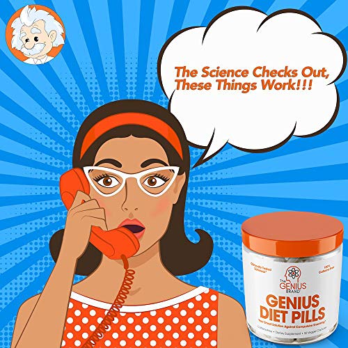 Genius Diet Pills for Weight Los Support, 50 Veggie Capsules - The Smart Appetite Suppressant for Women & Men - Natural… - Image 6