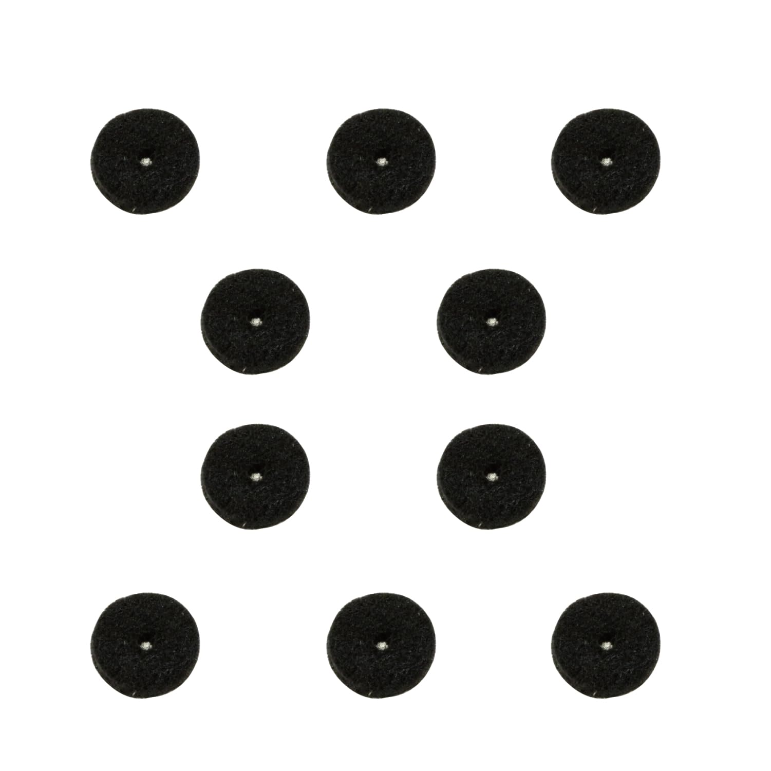 Allparts 0674 023 Felt Pads for Strap Buttons Pack of 10 Black