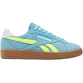 Reebok Unisex Club C Grounds UK Trainers, Digital Blue Solar Acid Yellow Gum, 6.5 US