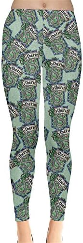 QC Women's Harry Potter Full Slytherin Leggings (XL)