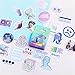 46 Pcs/Pack Creative Cute Vaporwave Mini Paper Sticker Decoration DIY Ablum Diary Scrapbooking Label Sticker Kawaii Stationery