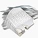 100 Pack Party Favor Boxes, Silver Decorative Boxes with Ribbons, for Small Party Gift, Chocolate, Wedding Cake Slices