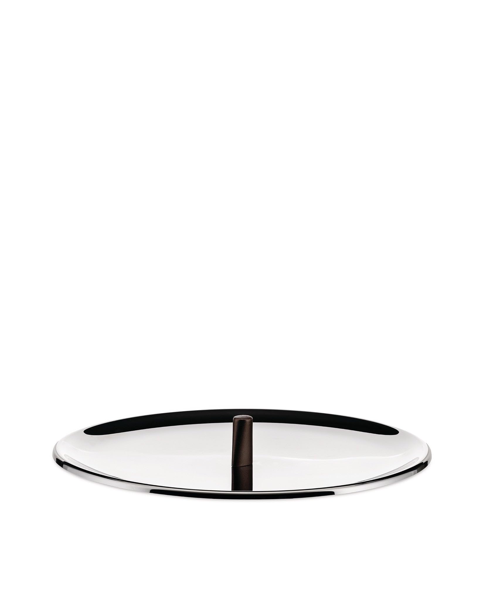 Alessi PU200/14 edo Lid with knob, Stainless Steel, Steel,Brown