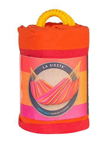 LA SIESTA - Sonrisa Mandarine - Klassische Einzel-Hängematte Outdoor – Bild 4