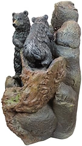 Water fountain with LED lights for backyard patio, priced at $244.38.