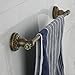 Beelee bathroom carved hand towel bar copper Antique Brass 24 inch single rack wall mounted