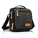 Qyuhe Canvas Shoulder Bags Tote Vintage Business Work Messenger Bag
