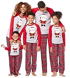 Family Matching 2 PCS Santa Claus Print Christmas